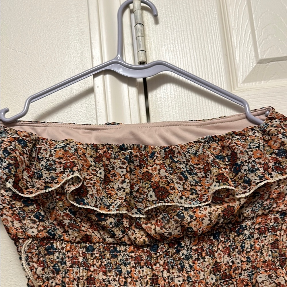 Floral Off-Shoulder Ruffle Dress - Picture 2 of 3